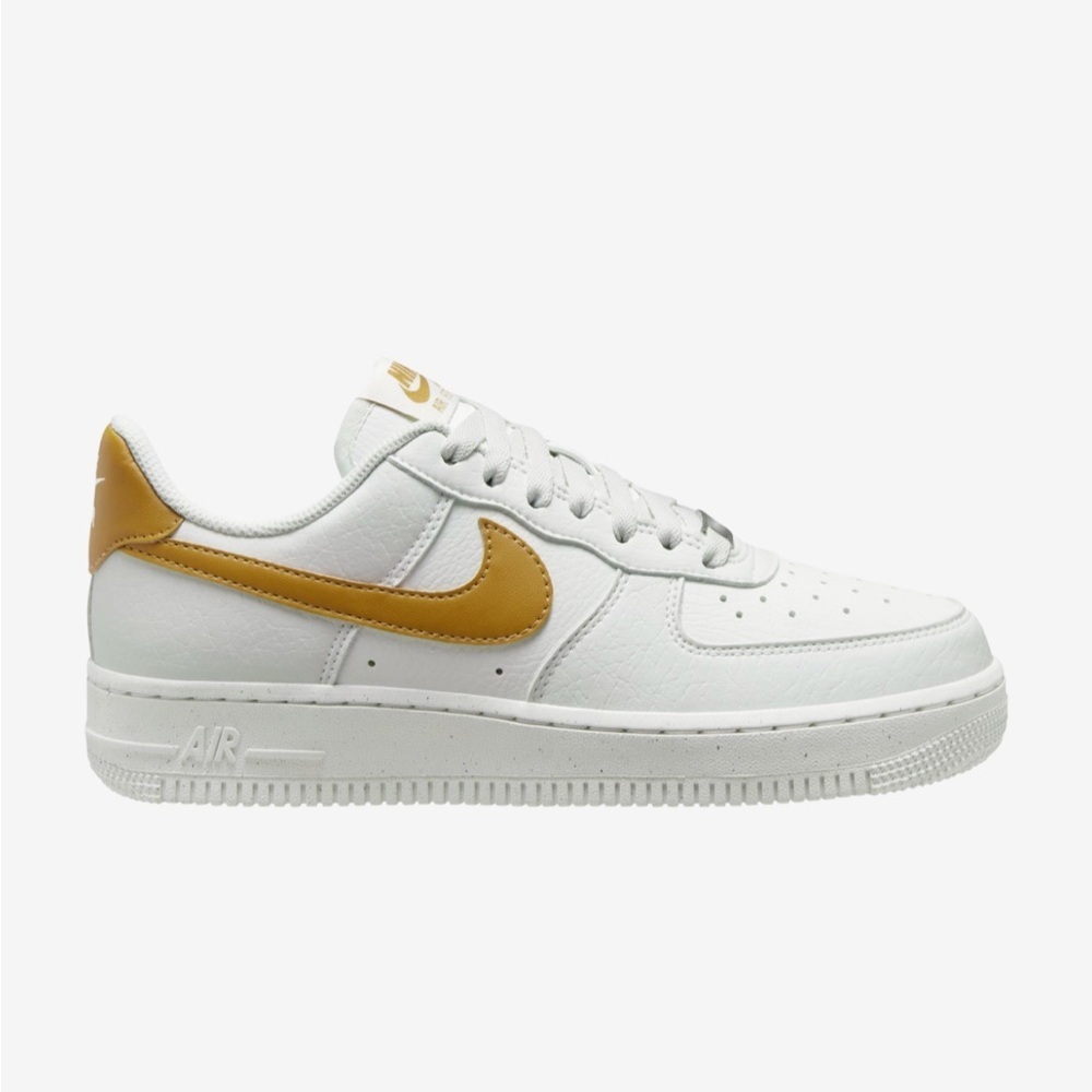 Brand New Nike Air Force 1 ‘07 Next Nature White/Bronzine Size WMS 9.5